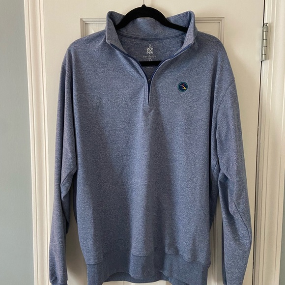 Turtleson Tour Performance Golf Quarter Zip Pullover - Picture 1 of 8